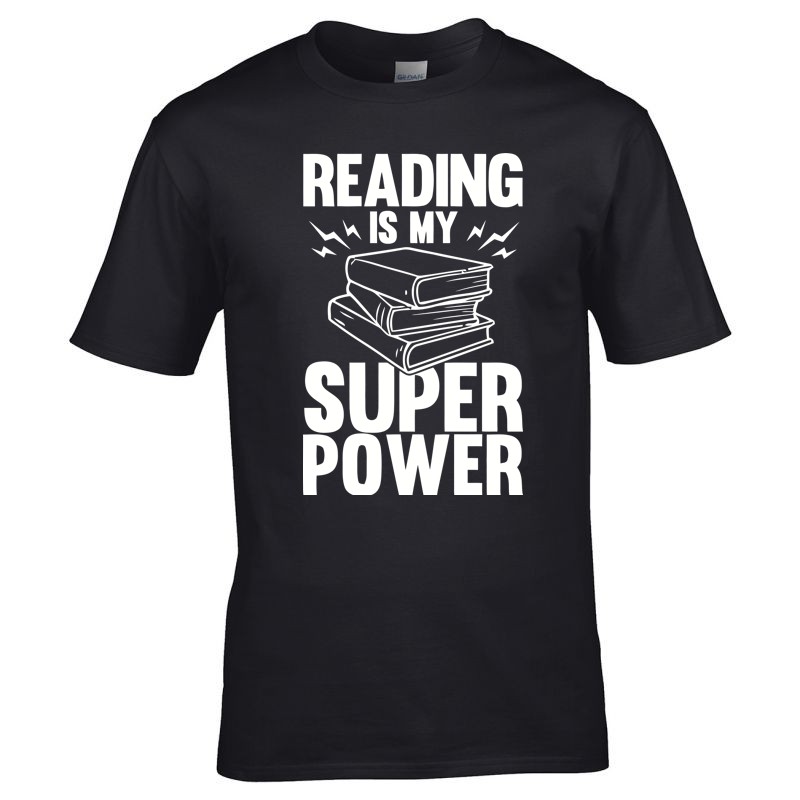 Férfi póló Reading is my super power
