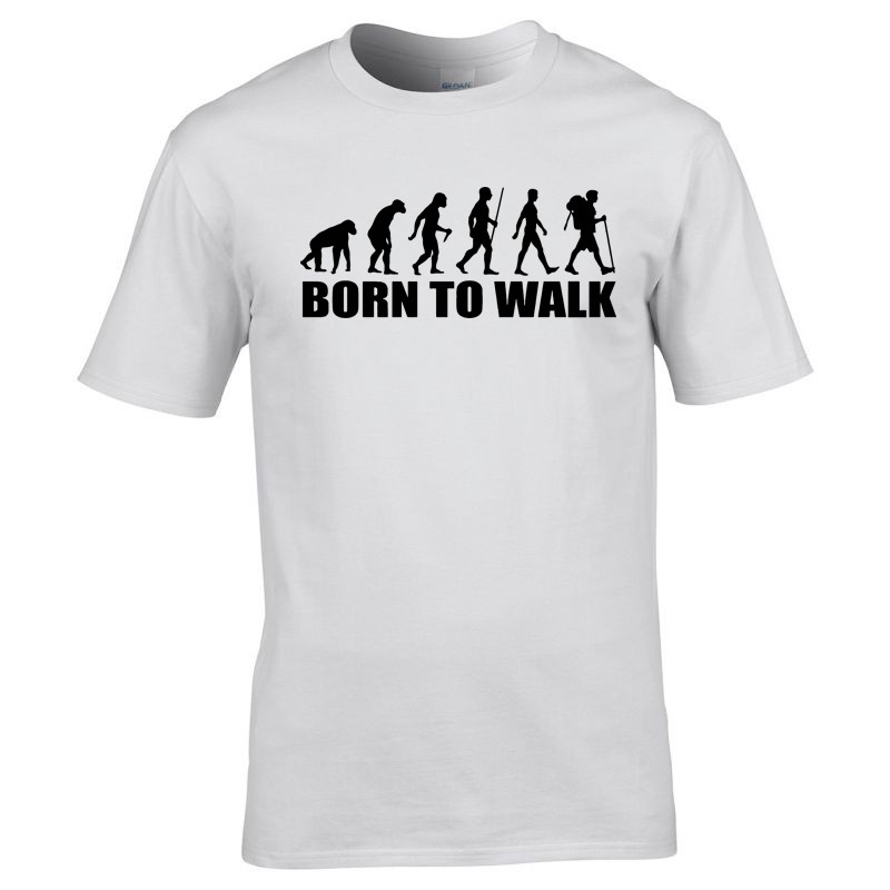 Férfi póló Born to walk