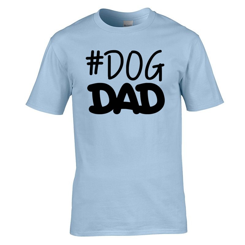 Férfi póló Fekete dog dad