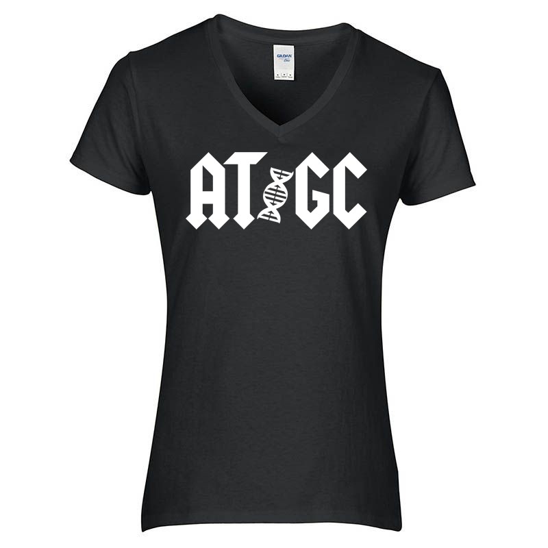 Női V-nyakú póló ATGC